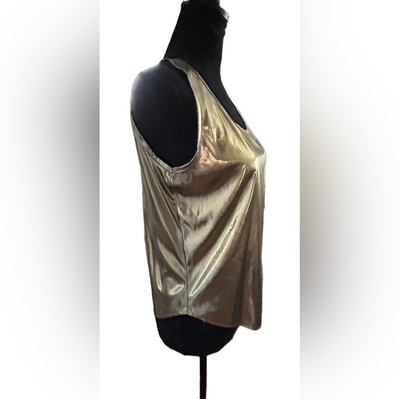 🌟VTG! BENTLEY! GOLD LAME TOP!!🌟 RARE!!!! ULTRA COOL VTG 70S-80S! DISCO!!⭐️ - Picture 10 of 16